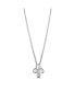 Фото #2 товара Jardin Flower Pendant Necklace with Mother of Pearl