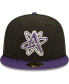 Фото #2 товара Men's Black Albuquerque Isotopes Alternate Logo 2 Authentic Collection 59FIFTY Fitted Hat