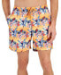ფოტო #1 პროდუქტის Men's Bird Tropical Floral-Print Quick-Dry 7" Swim Trunks, Created for Macy's