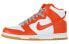Nike Dunk High 高帮 板鞋 女款 白橙 / Кроссовки Nike Dunk High 325203-100
