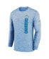 Men's Powder Blue Los Angeles Chargers 2024 Sideline Velocity Performance Long Sleeve T-Shirt