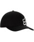ფოტო #4 პროდუქტის Big Boys Black, White Racing Flex 45 Flexfit Hat