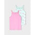 ფოტო #5 პროდუქტის NAME IT Strap sleeveless T-shirt 2 units