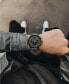 Фото #4 товара Мужские наручные часы с серым кожаным ремешком MVMT Chronograph Chrono Monochrome Gray Leather Strap Watch 45mm