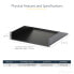 Фото #8 товара StarTech.com 2U Server Rack Shelf - Universal Rack Mount Cantilever Shelf for 19" Network Equipment Rack & Cabinet - Heavy Duty Steel – Weight Capacity 125lb/56kg - 18" Deep Tray - Black - Rack shelf - Black - Steel - 56.6 kg - 2U - CE - TAA - REACH