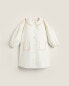 Фото #3 товара Children's cotton dress with embroidered floral collar