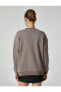 Basic Sweatshirt Bisiklet Yaka Uzun Kollu