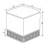 Westchester Fringe Cube Light Beige Velvet Threshold designed with Studio McGee