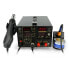 Soldering station 3in1 hotair and tip-based + power supply 30V/5A WEP 853D5A with fan in iron