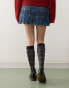 Фото #4 товара Reclaimed Vintage knee high check grandad sock