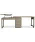 Фото #9 товара Prelude 56" Wood Swivel Lift Top L-shaped Desk