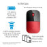 Фото #5 товара HP Z3700 Red Wireless Mouse - Ambidextrous - Optical - RF Wireless - 1200 DPI - Black - Red