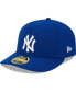 Фото #1 товара Men's Royal New York Yankees White Logo Low Profile 59FIFTY Fitted Hat