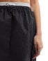 Фото #8 товара Sixth June parachute cargo skirt in dark grey