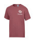 Men's Crimson Distressed Oklahoma Sooners Vintage-Like Logo T-shirt