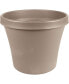 Фото #1 товара Terra Plastic Pot Planter, Pebble Stone Color, 16inches