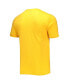 ფოტო #4 პროდუქტის Men's Heathered Charcoal, Yellow Wichita State Shockers Meter T-shirt and Pants Sleep Set