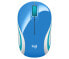 Фото #2 товара Logitech Wireless Mini Mouse M187 - Ambidextrous - Optical - RF Wireless - 1000 DPI - Blue
