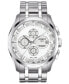 ფოტო #1 პროდუქტის Watch, Men's Swiss Automatic Chronograph Couturier Stainless Steel Bracelet 43mm