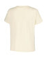 ფოტო #4 პროდუქტის Women's Cream Fleetwood Mac Graphic T-Shirt