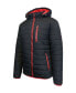Фото #9 товара Spire By Galaxy Men's Puffer Bubble Jacket with Contrast Trim