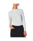 ფოტო #1 პროდუქტის Women's LONG SLEEVE MIOCK NECK TOP BLACK Large