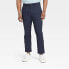 Фото #1 товара Men's Slim Fit Tech Chino Pants - Goodfellow & Co Midnight Blue 38x32