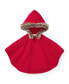 ფოტო #1 პროდუქტის Girls' Sweater Cape with Hood, Infant