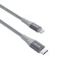 Фото #2 товара nevox 1886 - 2 m - Lightning - USB C - Male - Male - Grey - Silver
