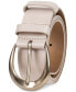 Фото #2 товара Women's Sliding Loop Casual Leather Pant Belt