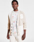 Фото #3 товара Men's Regular-Fit Colorblocked Patchwork Cardigan, Created for Macy's
