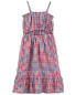 Фото #6 товара Kid Plaid Maxi Dress 7