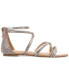 Фото #2 товара Women's Dana Embellished Strappy Flat Sandals