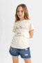 Kız Çocuk T-shirt B5088a8/er42 Lt.stone