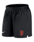 Women's Black San Francisco Giants Authentic Collection Flex Vent Max Performance Shorts