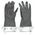 Splash Patrol, Natural Latex Cleaning Gloves, Size S/M, Grey, 1 Pair