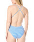 Фото #2 товара Women's Striped One-Piece Swimsuit