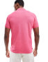 Фото #4 товара Polo Ralph Lauren icon logo slim fit pique polo in pink