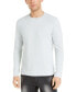 INC Men's Pleated Textured Crew Sweatshirt Gray XL