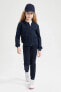 Фото #2 товара Брюки Defacto Kız Çocuk Lacivert School Sweatpants