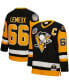 Фото #2 товара Men's Mario Lemieux Black Pittsburgh Penguins 1991 Blue Line Player Jersey