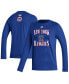 Фото #1 товара Men's Royal New York Rangers Reverse Retro 2.0 Fresh Playmaker Long Sleeve T-shirt