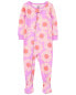 Baby 1-Piece Daisy 100% Snug Fit Cotton Footie Pajamas 18M