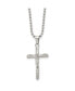 ფოტო #1 პროდუქტის Polished Crucifix Pendant on a Ball Chain Necklace