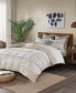 Фото #6 товара Nea Boho Stripe Cotton 3-Pc. Duvet Cover Set, Full/Queen