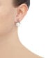 ფოტო #3 პროდუქტის Cultured White Ming Pearl (12mm) & Diamond (1/3 ct. t.w.) Stud Earrings in 14k Gold