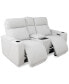 Фото #4 товара Greymel 74" Zero Gravity Fabric Loveseat with Console and Power Headrests, Created for Macy's