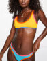 It's Now Cool Premium 90s duo crop bikini top in yellow