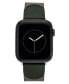 Фото #1 товара Ремешок Vince Camuto Men's Dark Green Premium Nylon Band