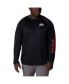 Men's Black Ohio State Buckeyes Big and Tall Terminal Tackle Omni-Shade Raglan Long Sleeve T-shirt